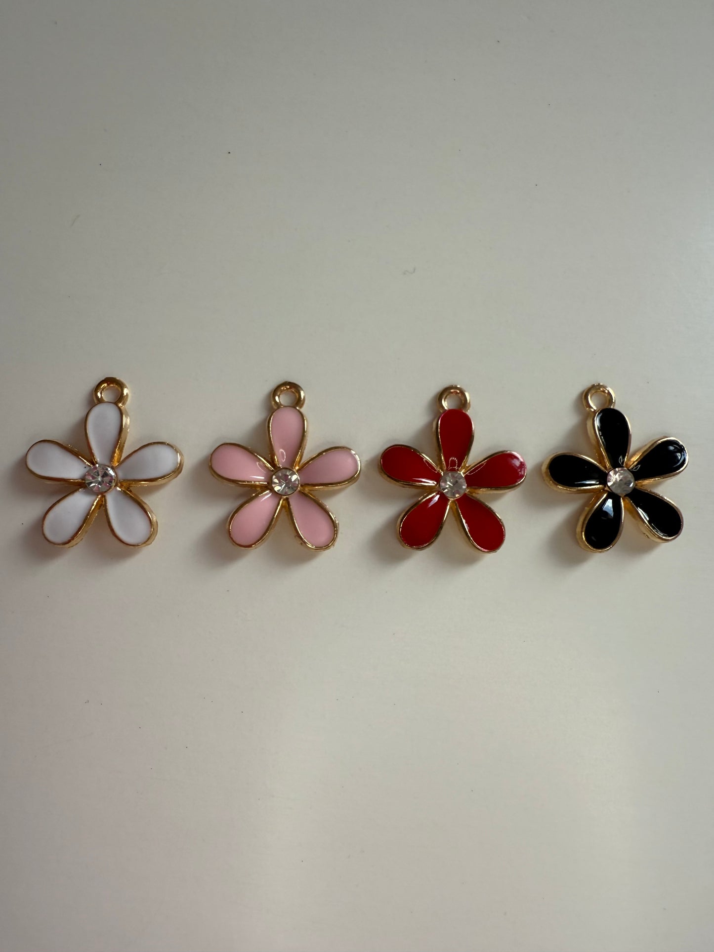 Blumen Anhänger Gold