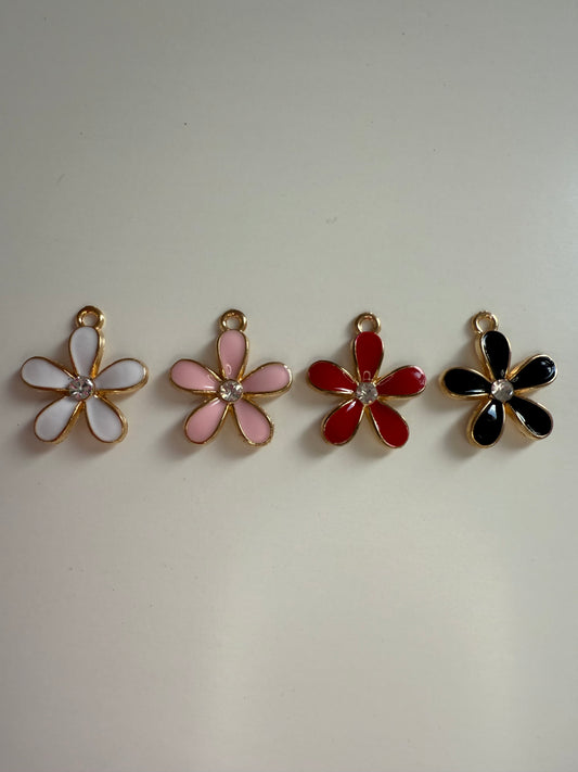 Blumen Anhänger Gold